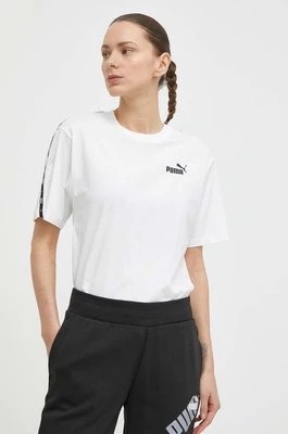 Zdjęcie produktu Puma t-shirt bawełniany damski kolor biały 675994