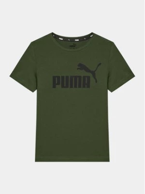 Zdjęcie produktu Puma T-Shirt Ess Logo 586960 Zielony Regular Fit