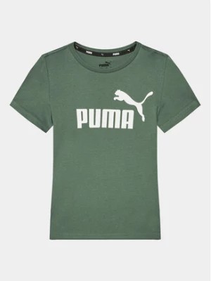 Zdjęcie produktu Puma T-Shirt Ess Logo 586960 Zielony Regular Fit