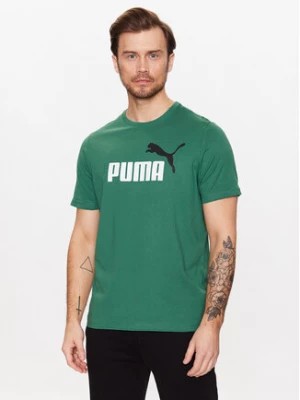Zdjęcie produktu Puma T-Shirt Essentials+2Col Logo 586759 Zielony Regular Fit