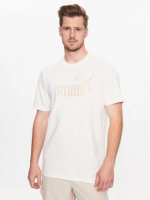 Zdjęcie produktu Puma T-Shirt Essentials Elevated 673385 Beżowy Regular Fit