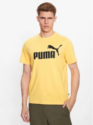 Zdjęcie produktu Puma T-Shirt Essentials Logo 586667 Żółty Regular Fit
