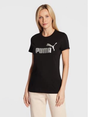 Zdjęcie produktu Puma T-Shirt Essentials+ Metallic Logo 848303 Czarny Regular Fit