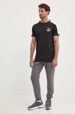Zdjęcie produktu Puma t-shirt T7 męski kolor czarny z aplikacją 538204