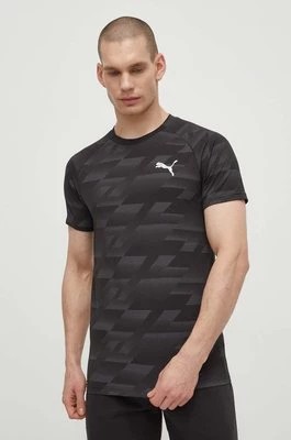 Zdjęcie produktu Puma t-shirt treningowy Evostripe kolor czarny wzorzysty 678993