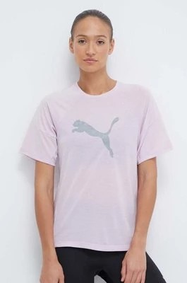 Zdjęcie produktu Puma t-shirt treningowy Evostripe kolor fioletowy 677876