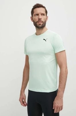 Zdjęcie produktu Puma t-shirt treningowy Favourite Blaster kolor zielony gładki 522351