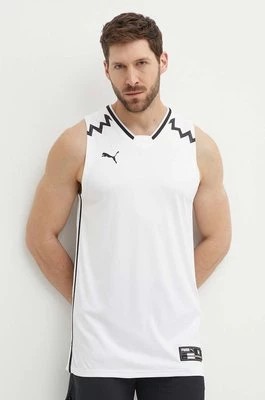 Zdjęcie produktu Puma t-shirt treningowy Hoops Team Game kolor biały 676628