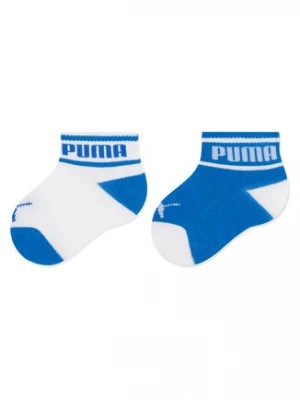 Zdjęcie produktu Puma Zestaw 2 par wysokich skarpet dziecięcych Baby Wording Sock 2P 935479 Niebieski