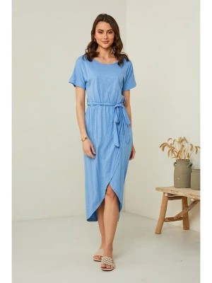 Zdjęcie produktu Pure Cotton Sukienka w kolorze błękitnym rozmiar: L/XL