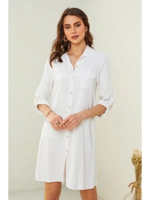 Zdjęcie produktu Pure Cotton Sukienka w kolorze kremowym rozmiar: L/XL