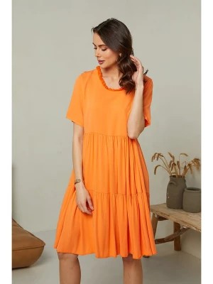 Zdjęcie produktu Pure Cotton Sukienka w kolorze pomarańczowym rozmiar: L/XL