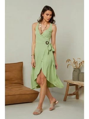 Zdjęcie produktu Pure Cotton Sukienka w kolorze zielonym rozmiar: L/XL