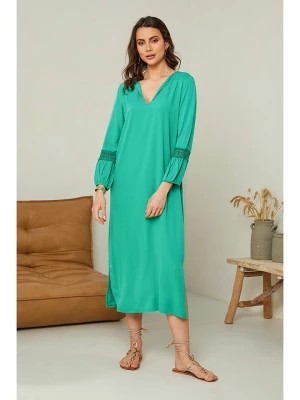 Zdjęcie produktu Pure Cotton Sukienka w kolorze zielonym rozmiar: S/M