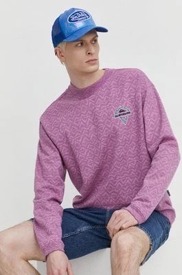 Zdjęcie produktu Quiksilver bluza bawełniana męska kolor różowy wzorzysta