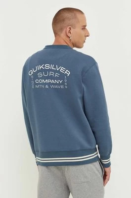 Zdjęcie produktu Quiksilver bluza męska kolor niebieski z nadrukiem
