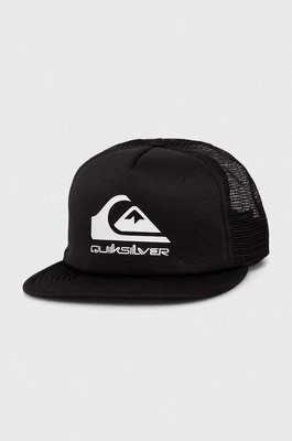 Zdjęcie produktu Quiksilver czapka z daszkiem kolor czarny wzorzysta