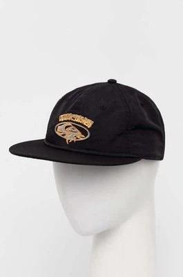 Zdjęcie produktu Quiksilver czapka z daszkiem kolor czarny z aplikacją
