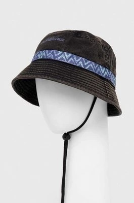 Zdjęcie produktu Quiksilver kapelusz bawełniany kolor czarny bawełniany