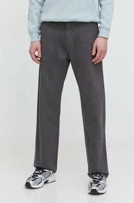 Zdjęcie produktu Quiksilver spodnie bawełniane kolor szary proste
