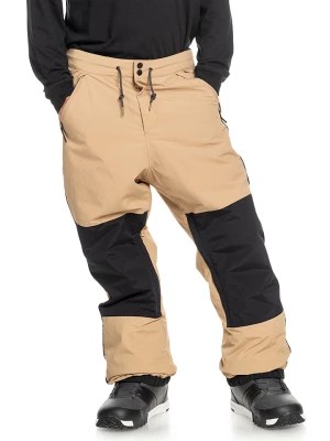 Zdjęcie produktu Quiksilver Spodnie narciarskie w kolorze beżowym rozmiar: M