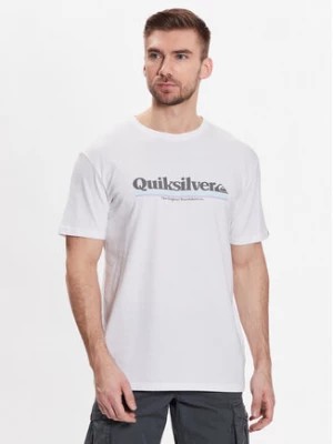 Zdjęcie produktu Quiksilver T-Shirt Between The Lines EQYZT07216 Biały Regular Fit