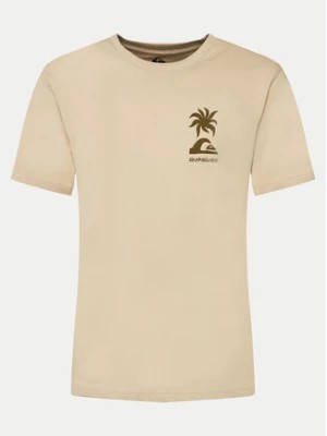 Zdjęcie produktu Quiksilver T-Shirt Tropical Breeze Mor AQYZT09562 Beżowy Regular Fit