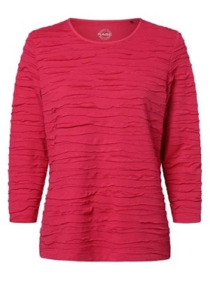 Zdjęcie produktu RABE Koszulka damska Kobiety wyrazisty róż wypukły wzór tkaniny,