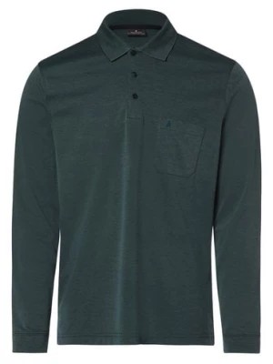 Zdjęcie produktu Ragman Męska koszulka polo Mężczyźni Bawełna niebieski|zielony jednolity,