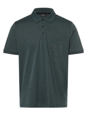 Zdjęcie produktu Ragman Męska koszulka polo Mężczyźni zielony|niebieski jednolity,