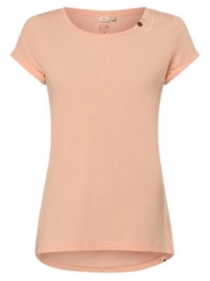Zdjęcie produktu Ragwear Koszulka damska - Flora A Kobiety Bawełna różowy jednolity,