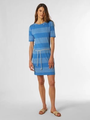 Zdjęcie produktu Ragwear Sukienka damska Kobiety Dżersej niebieski wzorzysty,