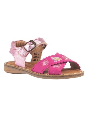 Zdjęcie produktu Rap Skórzane sandały w kolorze różowym rozmiar: 35