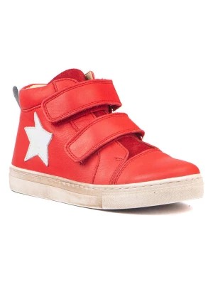 Zdjęcie produktu Rap Skórzane sneakersy w kolorze czerwonym rozmiar: 32