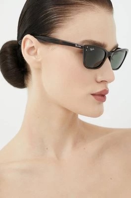 Zdjęcie produktu Ray-Ban okulary przeciwsłoneczne LADY BURBANK damskie kolor brązowy 0RB2299