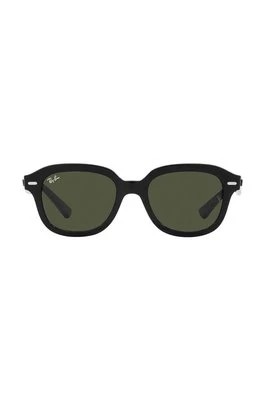 Zdjęcie produktu Ray-Ban okulary przeciwsłoneczne ERIK kolor czarny 0RB4398