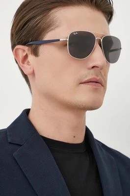 Zdjęcie produktu Ray-Ban okulary przeciwsłoneczne kolor szary