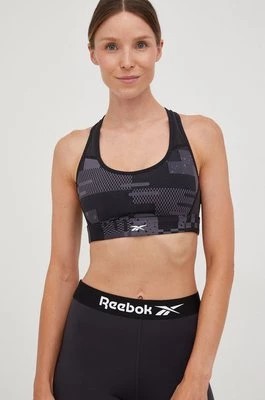 Zdjęcie produktu Reebok biustonosz sportowy Lux kolor szary wzorzysty
