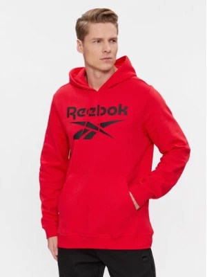 Zdjęcie produktu Reebok Bluza Identity Fleece Stacked Logo Pullover Hoodie IM3281 Czerwony