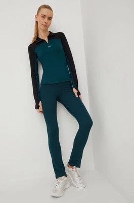 Zdjęcie produktu Reebok bluza sportowa Tech Style damska kolor zielony wzorzysta