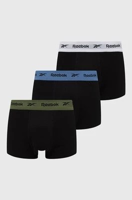 Zdjęcie produktu Reebok bokserki (3-pack) męskie kolor czarny