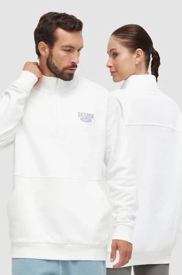 Zdjęcie produktu Reebok Classic bluza bawełniana kolor biały z aplikacją