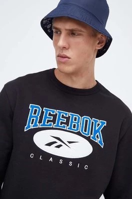 Zdjęcie produktu Reebok Classic bluza męska kolor czarny z aplikacją