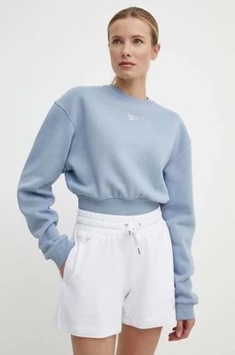 Zdjęcie produktu Reebok Classic bluza Wardrobe Essentials damska kolor niebieski gładka 100076122