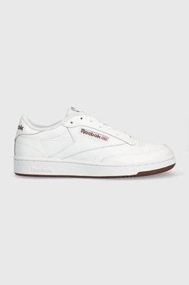 Zdjęcie produktu Reebok Classic sneakersy skórzane Club C 85 FZ6012 kolor biały FZ6012.100039279-WH/WH/RO