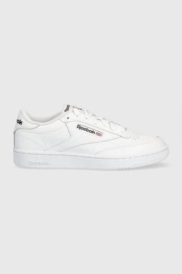 Zdjęcie produktu Reebok Classic sneakersy skórzane CLUB C 85 GZ1605 kolor biały GZ1605-FTW/FT/BL