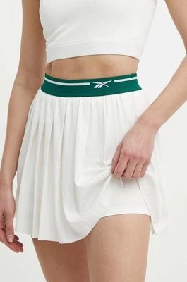 Zdjęcie produktu Reebok Classic spódnica sportowa Retro Court kolor beżowy mini rozkloszowana 100075523