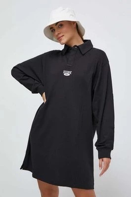 Zdjęcie produktu Reebok Classic sukienka bawełniana kolor czarny mini oversize