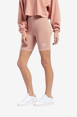 Zdjęcie produktu Reebok Classic szorty Cancor damskie kolor różowy gładkie medium waist H49237-ROZOWY