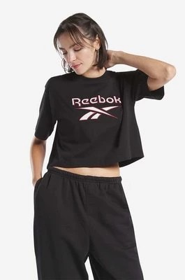 Zdjęcie produktu Reebok Classic t-shirt bawełniany kolor czarny HS4714-CZARNY
